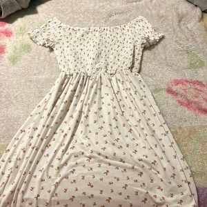 Juniors Babydoll Floral Dress Medium